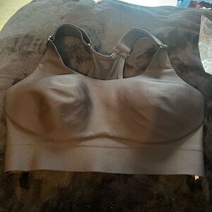 ALO Yoga Airlift Empower Black Mesh Sports Bra 36D